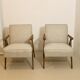 Pair of vintage armchairs design year 60 in oak