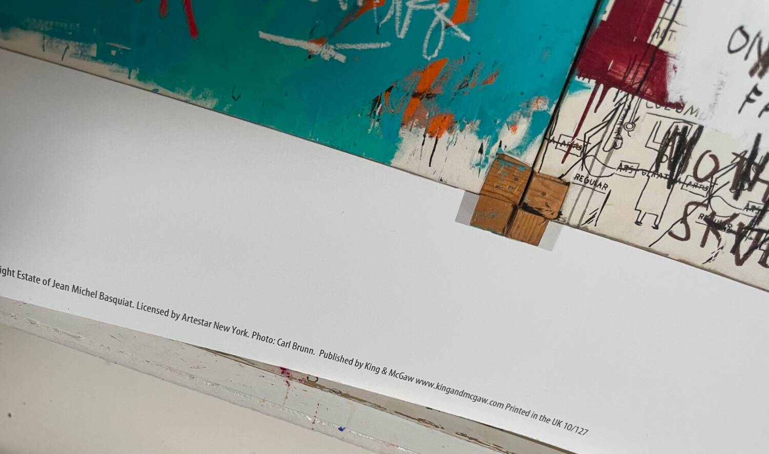 Jean Michel Basquiat (1960-1988), Ishatar 1983, publié par King McGaw, sous licence Arestar New York