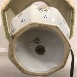 Old lamp vase painted ceramics  Quimper