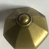 Octagonal brass door handle