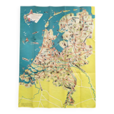 Map of the Netherlands of the 50s