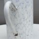 Pot washbasin wall mounted sheet metal enamelled