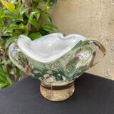 Multilayer glass bag cup with metal oxide inclusions - XXth