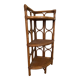 Bamboo and rattan shelf