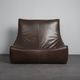 "The Rock" leather 2-seater sofa by Gerard van den Berg for Montis, Netherlands, 1970s