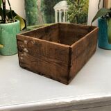 Old wooden box, industrial