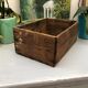 Old wooden box, industrial