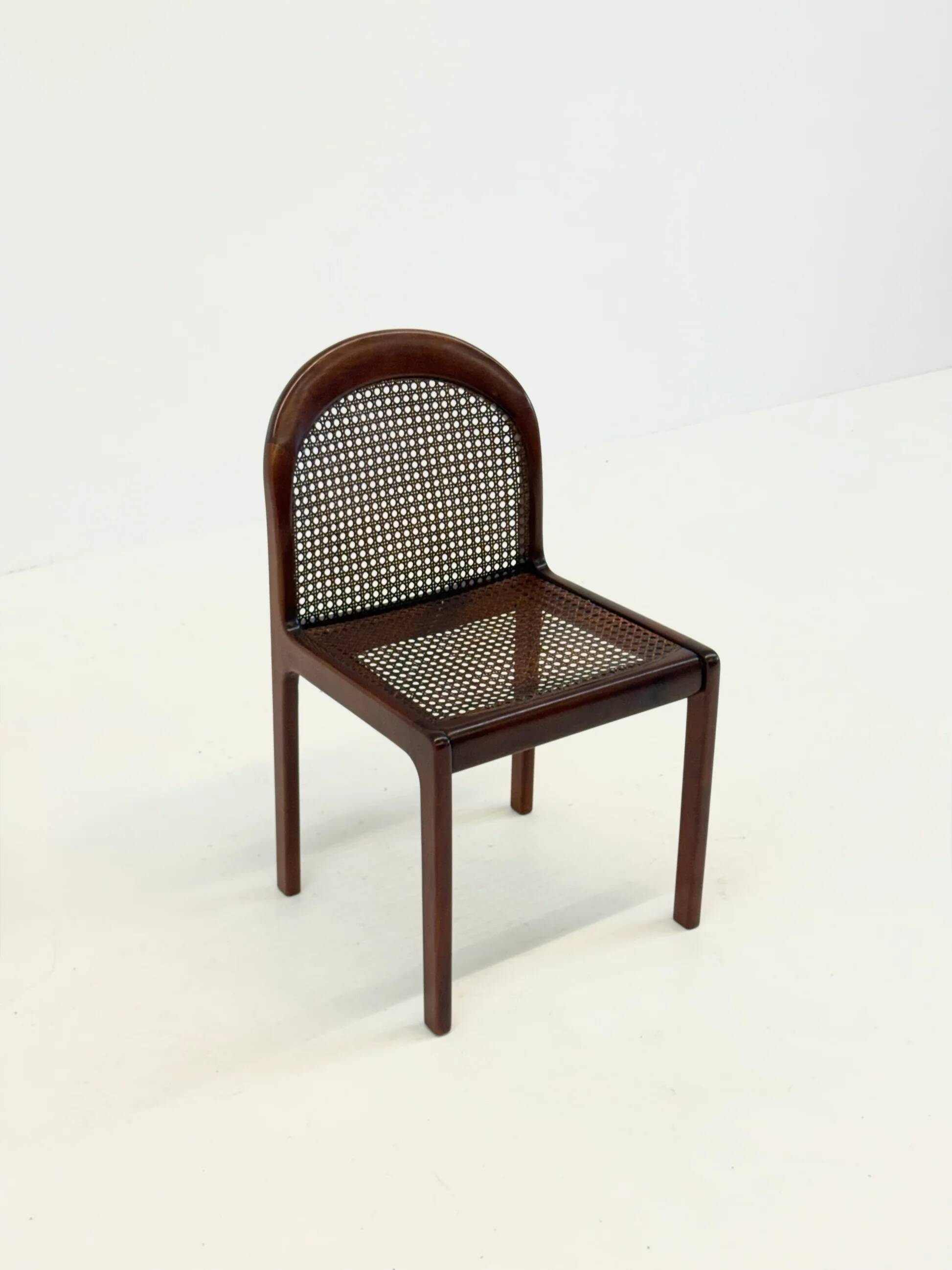 Set of four Mid-Century dining chairs by Lübke