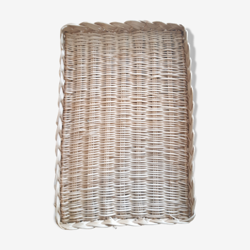 Wicker tray