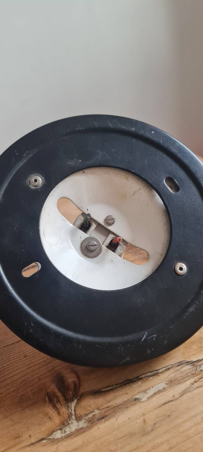 Art deco holophane wall light