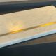 Vintage top in Carrara marble and brass 70s