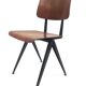 Lot of 4 vintage school chairs Galvanitas S16 Netherlands
