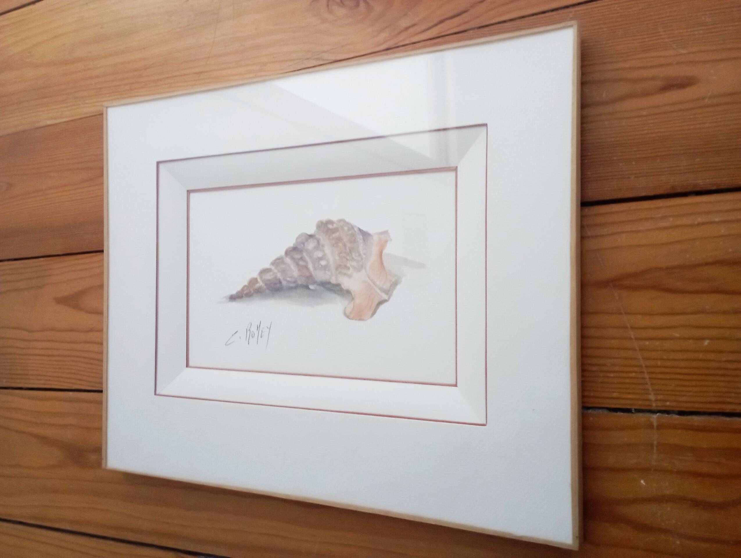 Watercolor signed Romey