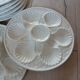 8 old Longchamp oyster plates