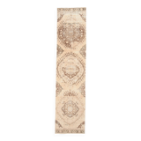 3x12 Brown & Beige Classic Persian Runner Rug, 90x379Cm