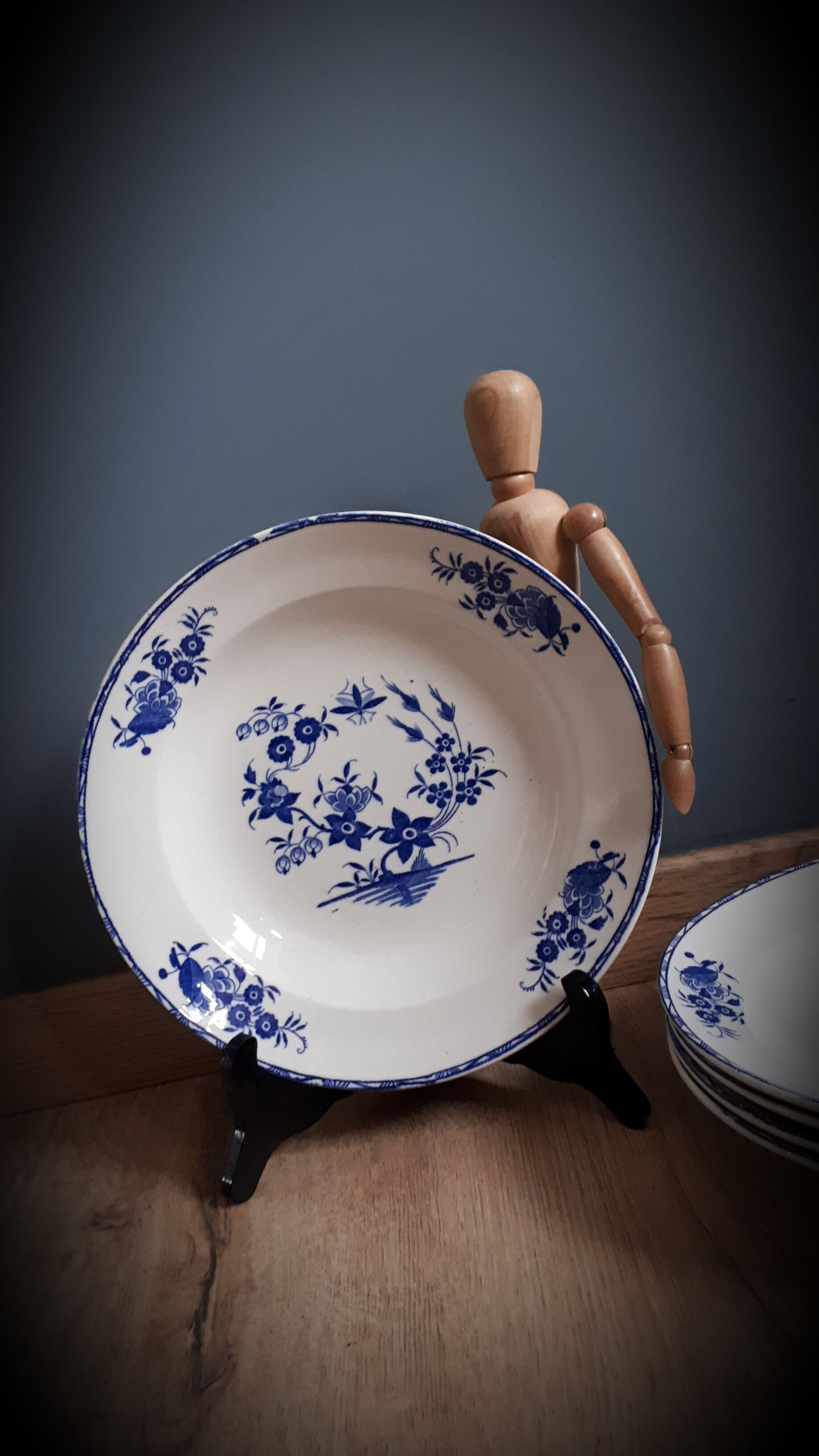 Set of 5 deep plates Grand Bouquet