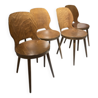 Serie de 4 chaises baumann