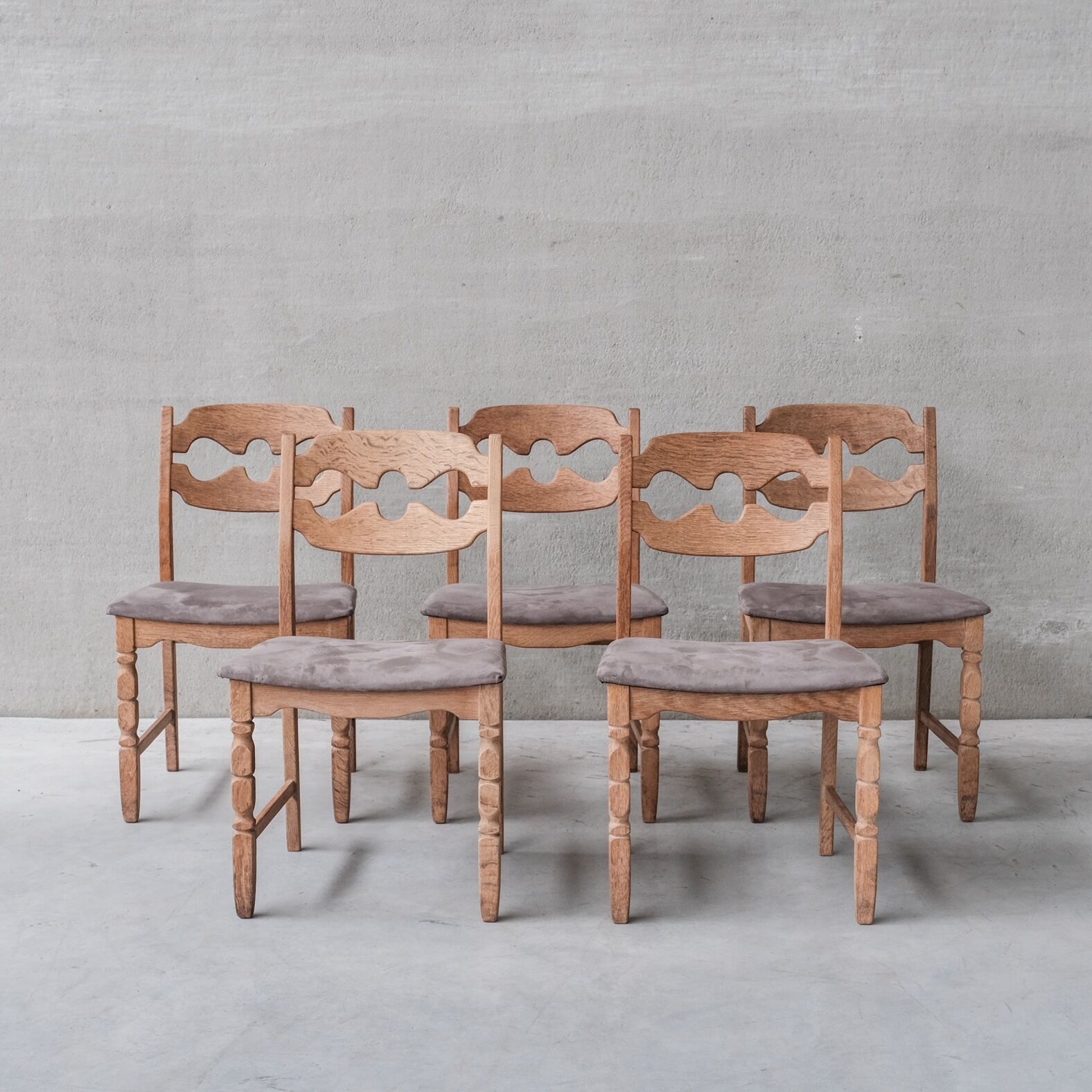 Oak dining chairs