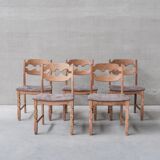 Oak dining chairs