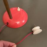 Bedside or desk lamp 60' metal corail