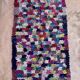 Colorful Boucherouite Moroccan rug - 141 x 254 cm