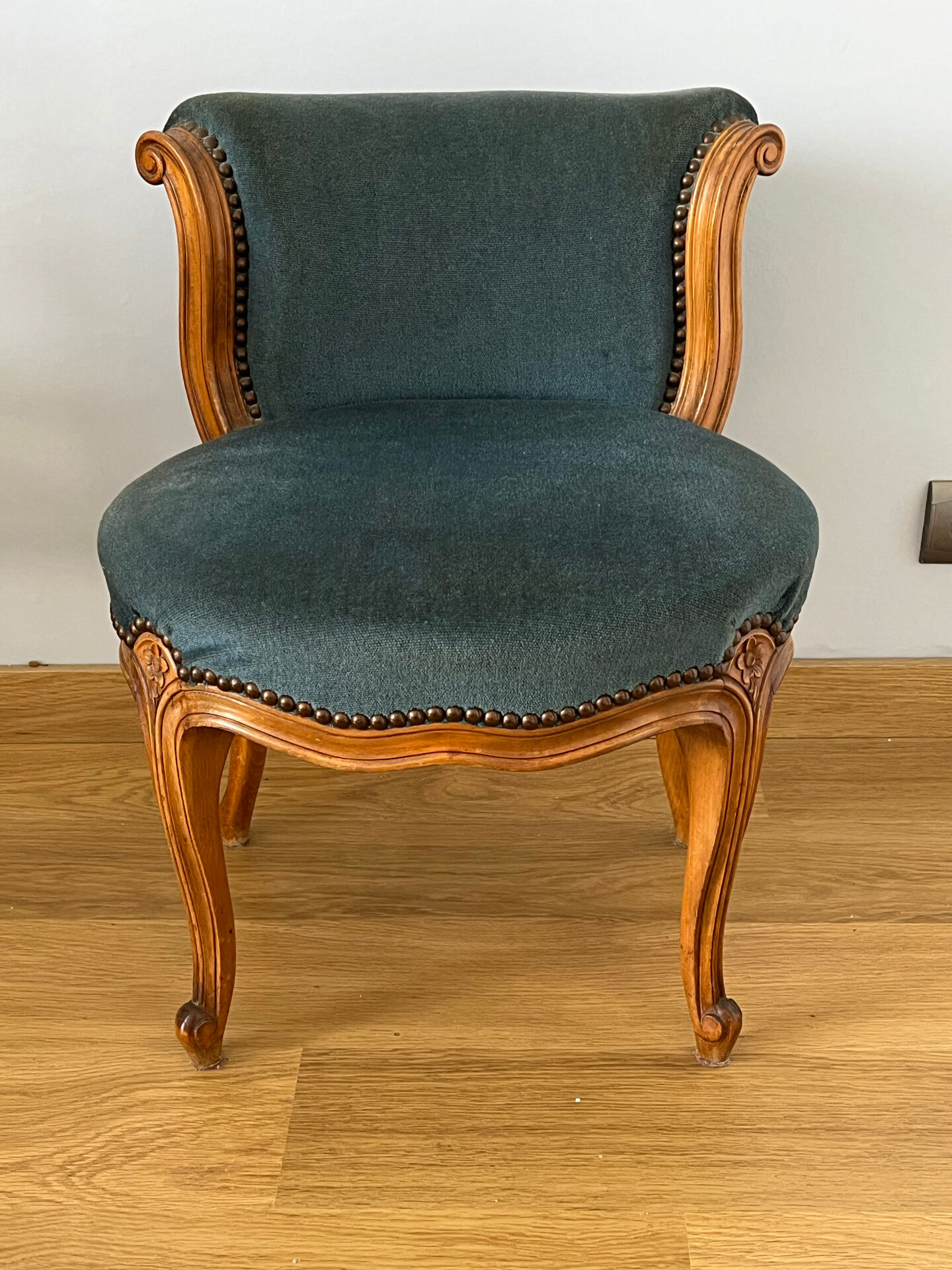 Louis XV boudoir armchair