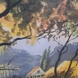 Tableau Paysage Automnal