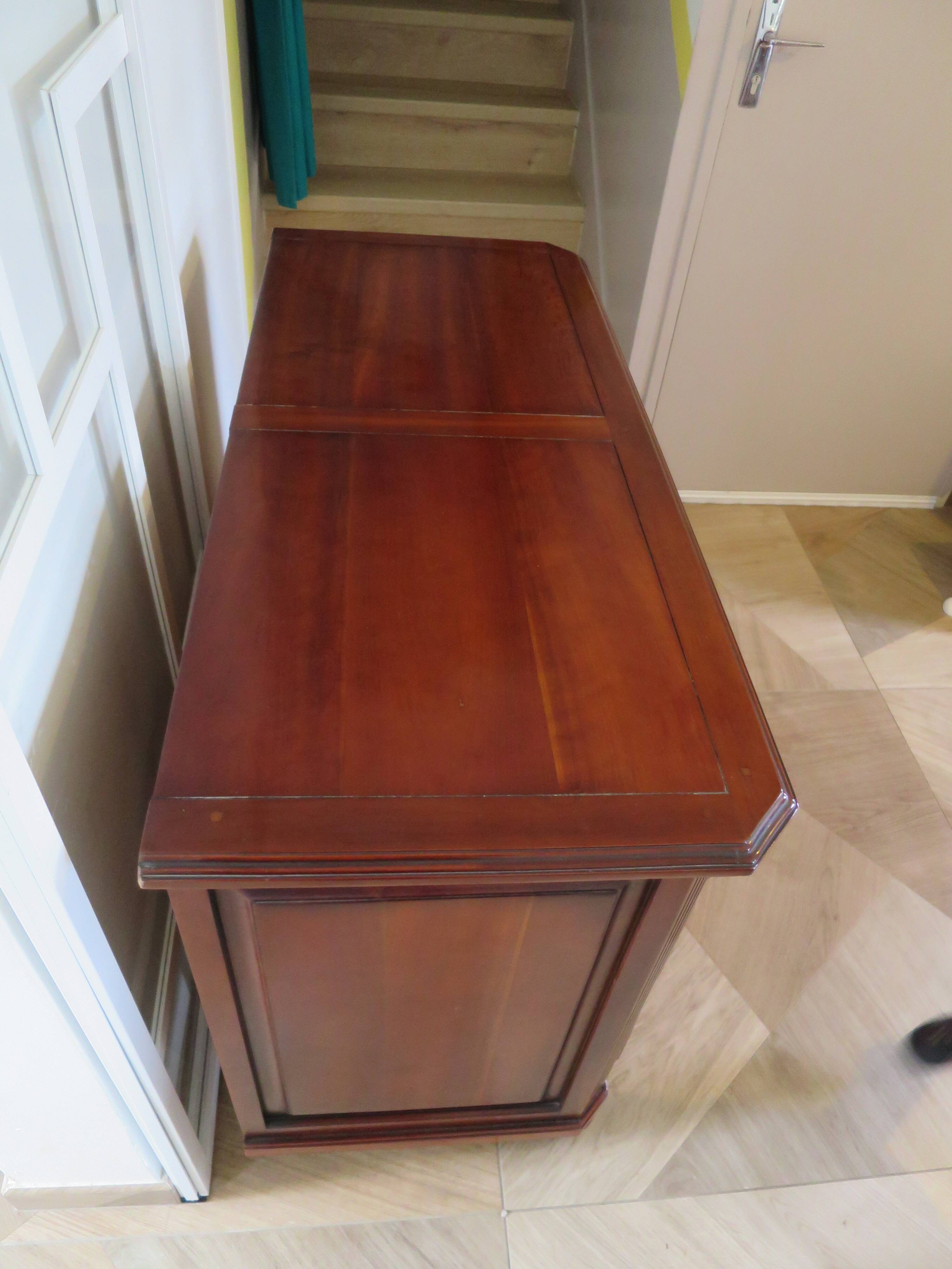 Vintage–Beautiful Louis Philippe chest of drawers – Directoire style – 4 drawers – Cherry wood