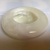 Round ashtray white marble