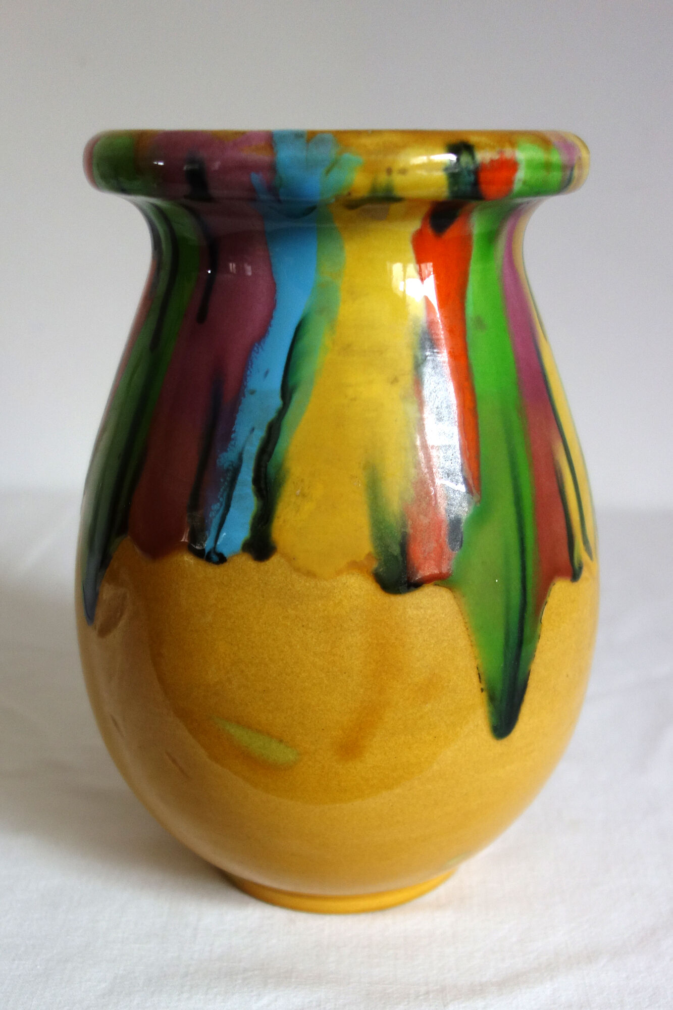 Vallauris vintage ceramic vase