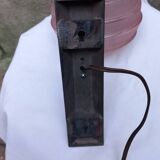 Vintage pink opaline wall lamp