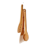 Set of 3 wooden kitchen utensils