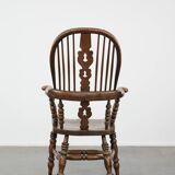 Antique English Highback Windsor Chair from the 18th Century