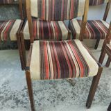 Lot de 6 chaises vintage