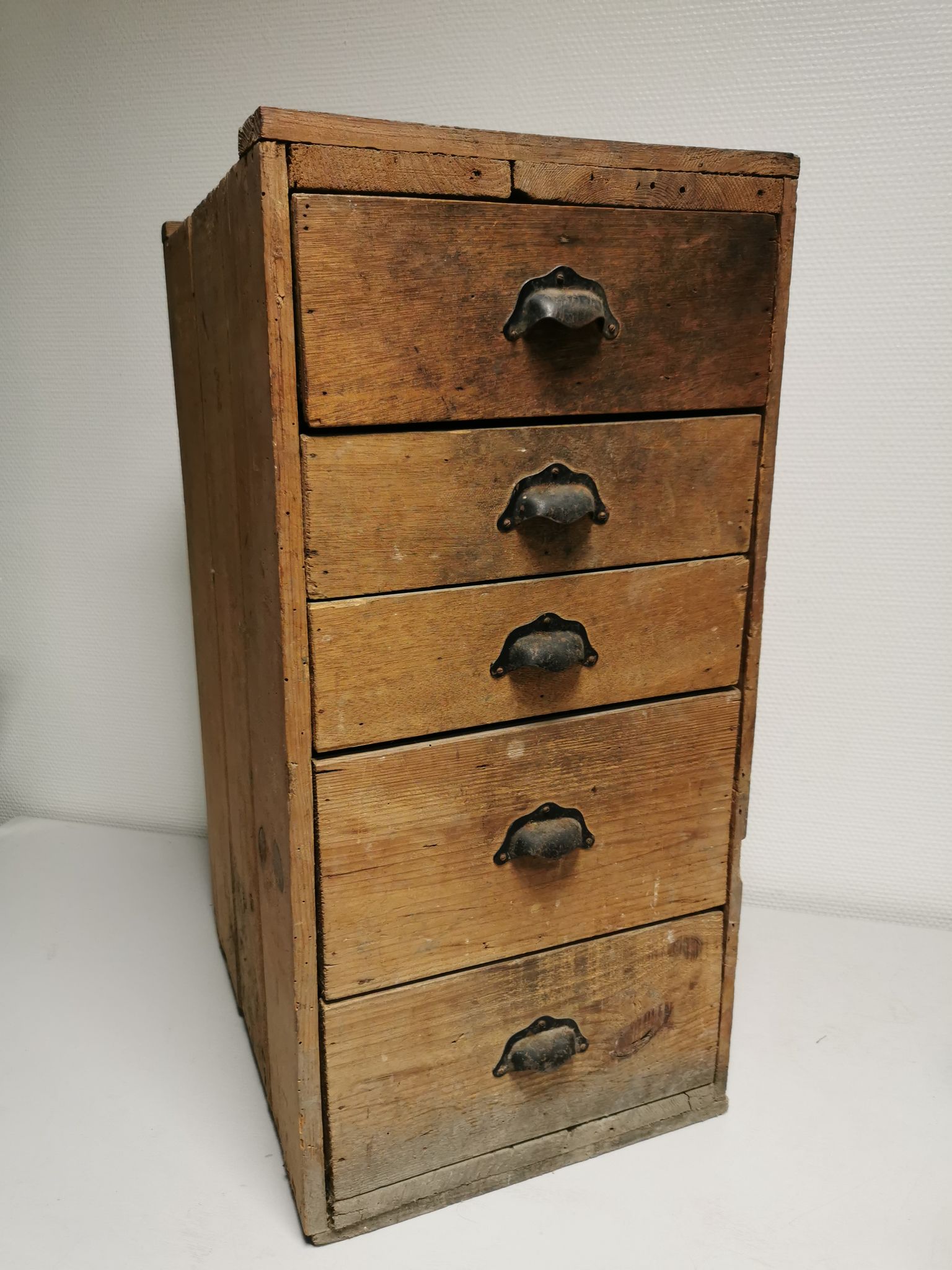 Old cabinet of craft drawer