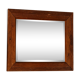 Small rectangular mirror, bevelled glass 30x24cm