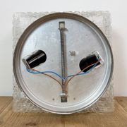 Vintage Glass Wall Or Ceiling Light, 1970s