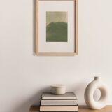 Abstract painting on paper B286 signed Eawy