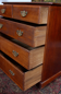Antique Victorian 19th century mahogany pine Dresser