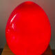 Flos red glass egg floor lamp 90s design