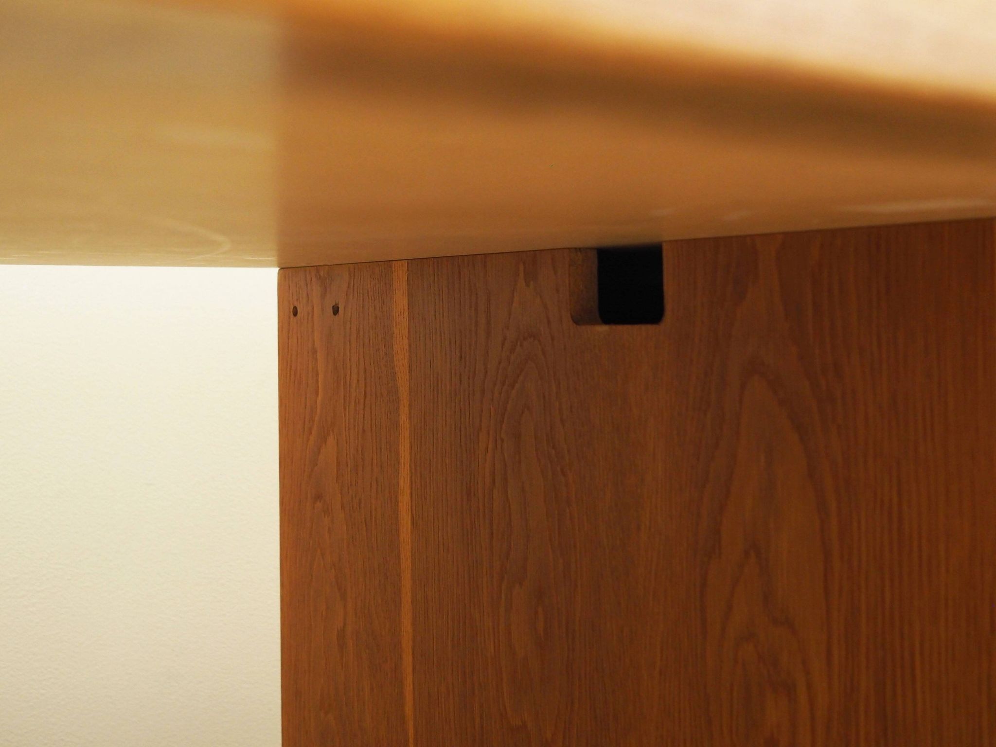 Ash desk, Norwegian design, 1970s, production: Norway
