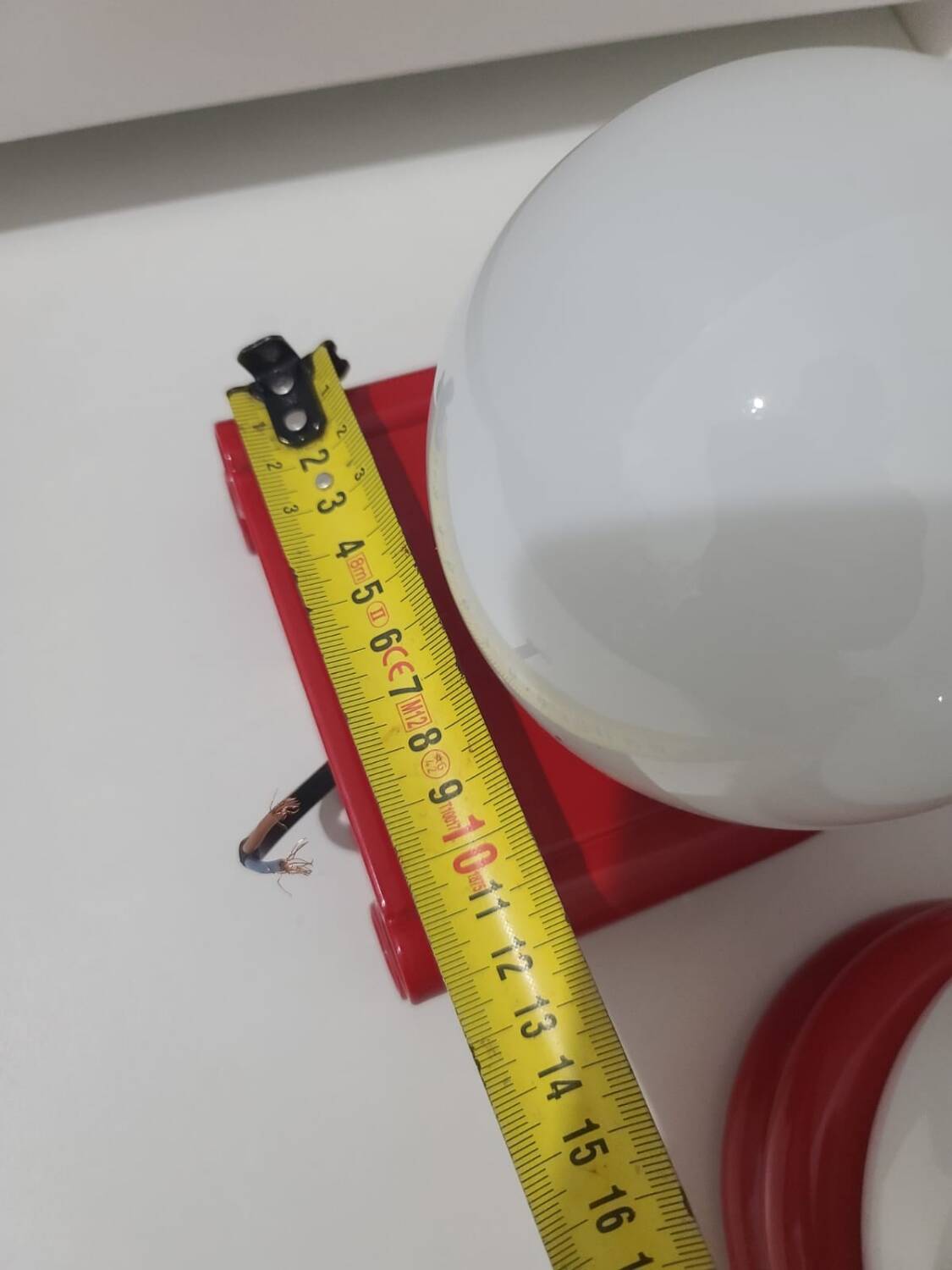 Pair of space age wall lights