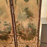 Louis XVI period screen, oil on canvas