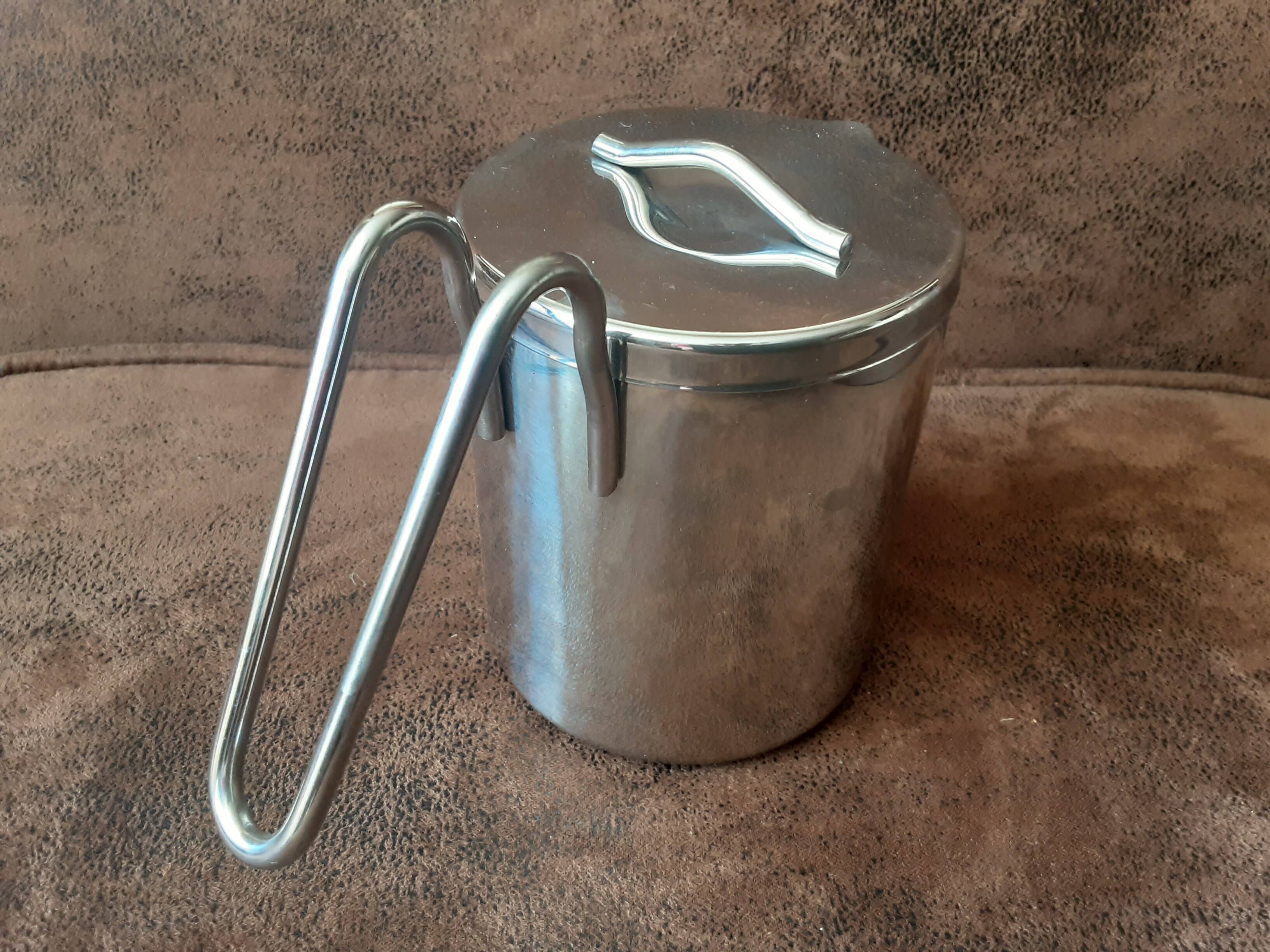 Stainless steel milk jug