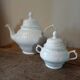 White porcelain teapot brand Rosenthal
