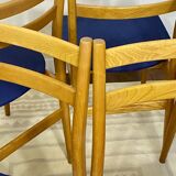 Set of 5 Scandinavian chairs from the year .