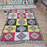 Handmade wool Berber rug 150 X 100 CM