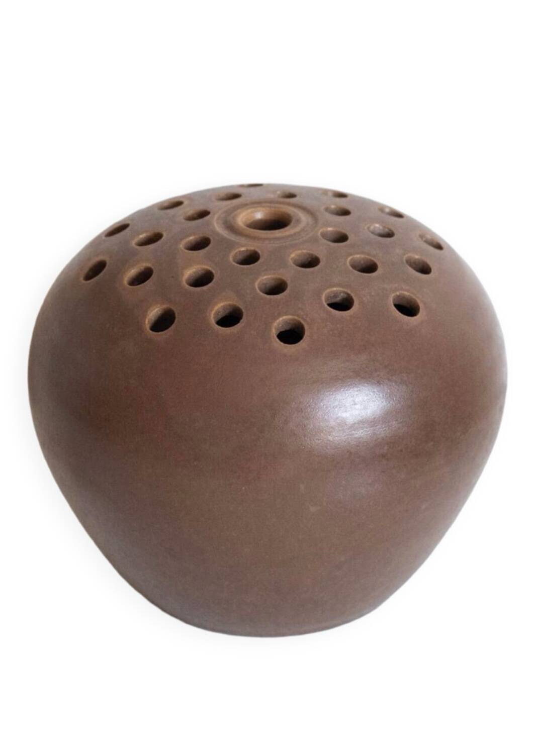 Large stoneware flower spike signed