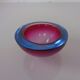 Sommerso Murano Glass Ashtray, Italy, 1960s