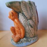 1980 barbotine monkey jug